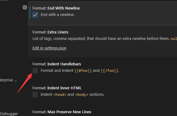VSCode如何设置额外行格式?VSCode设置额外行格式的方法截图